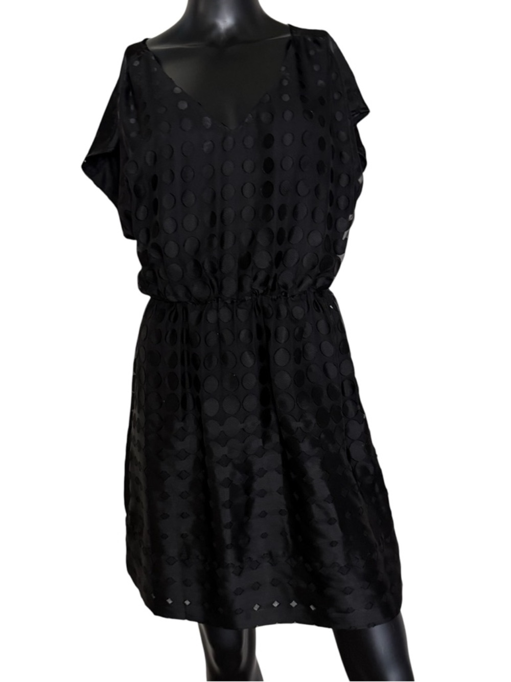Mimi Chica Black Polka Dot Mini Dress